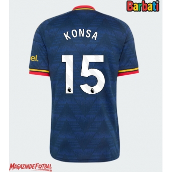 Arsenal Ezri Konsa #15 Tricou Fotbal Replică 2026-27 Barbati Deplasare